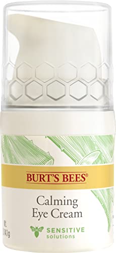 Burt's Bees Calming Eye Cream with Aloe and Rice Milk for Sensitive Skin, 0.5 Fluid Ounces, White