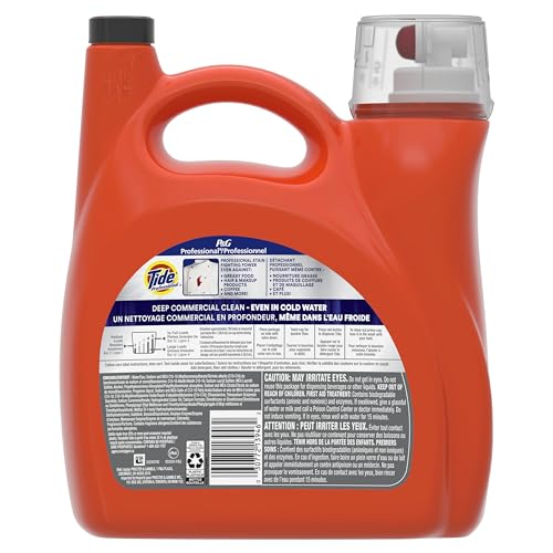 P&G PROFESSIONAL Tide Professional Commercial Liquid Laundry Detergent, 129 loads, 170 Fl oz (4 Count)