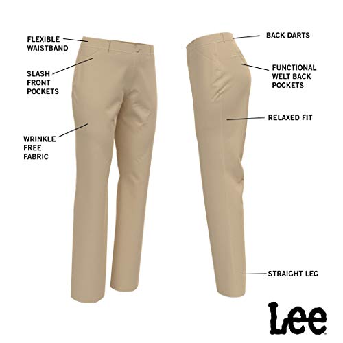 Women's Wrinkle Free Relaxed Fit Straight Leg Pant