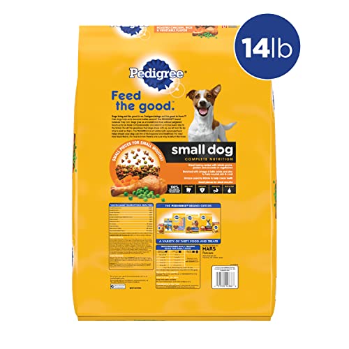 Complete Nutrition Adult Small Dog Dry Dog Food, Roasted Chicken, Rice & Vegetable Flavor, 14 lb. Bag