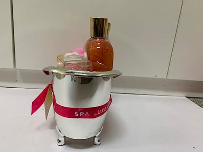 Gift Set For Women, Spa Luxetique Bath Sets for Women Gift, 8 Pcs Rose Spa Basket Includes Bubble Bath, Shower Gel, Body Lotion, Birthday Spa Gifts, Mothers Day Gifts for Mom