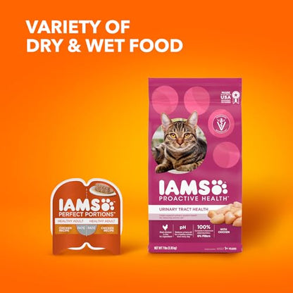 IAMS PROACTIVE HEALTH Adult Urinary Tract Health Dry Cat Food with Chicken, 7 lb. Bag