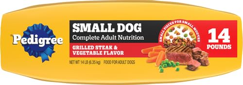 Complete Nutrition Adult Small Dog Dry Dog Food, Grilled Steak and Vegetable Flavor, 14 lb. Bag