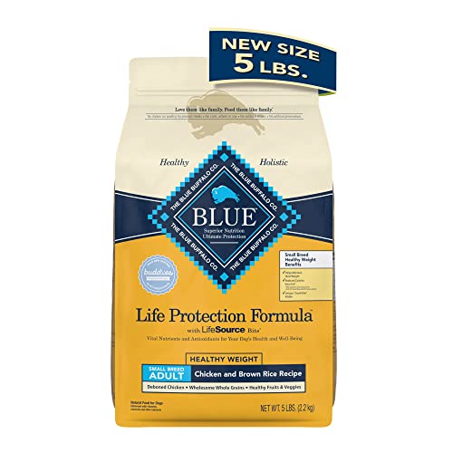 Life Protection Formula Healthy Weight Small Breed Dry Dog Food, Supports an Ideal Weight, Made with Natural Ingredients, Chicken & Brown Rice Recipe, 5-lb. Bag