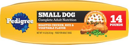 Complete Nutrition Adult Small Dog Dry Dog Food, Roasted Chicken, Rice & Vegetable Flavor, 14 lb. Bag