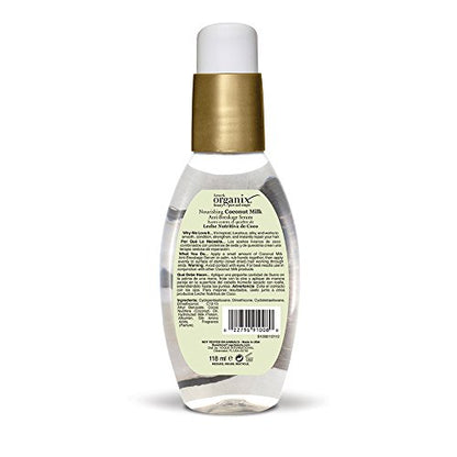 OGX Nourishing + Coconut Milk Anti-Breakage Serum, 4 Fl Oz