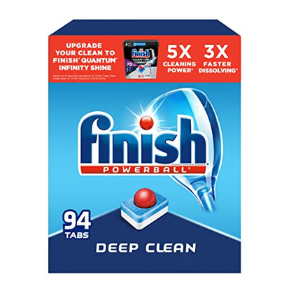 Finish - All in 1 - Dishwasher Detergent - Powerball - Dishwashing Tablets