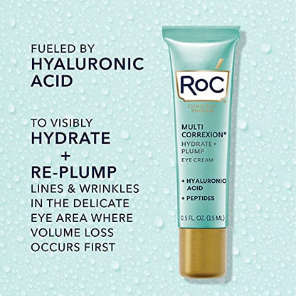 Hyaluronic Acid Anti Aging Under Eye Cream for Puffiness