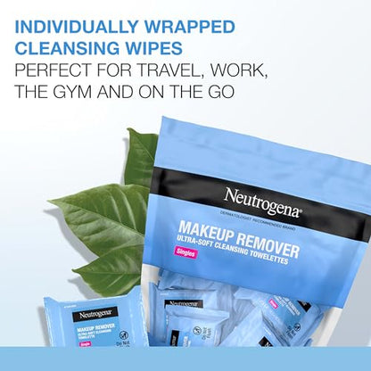 Individually Wrapped Daily Face Wipes for Waterproof Makeup