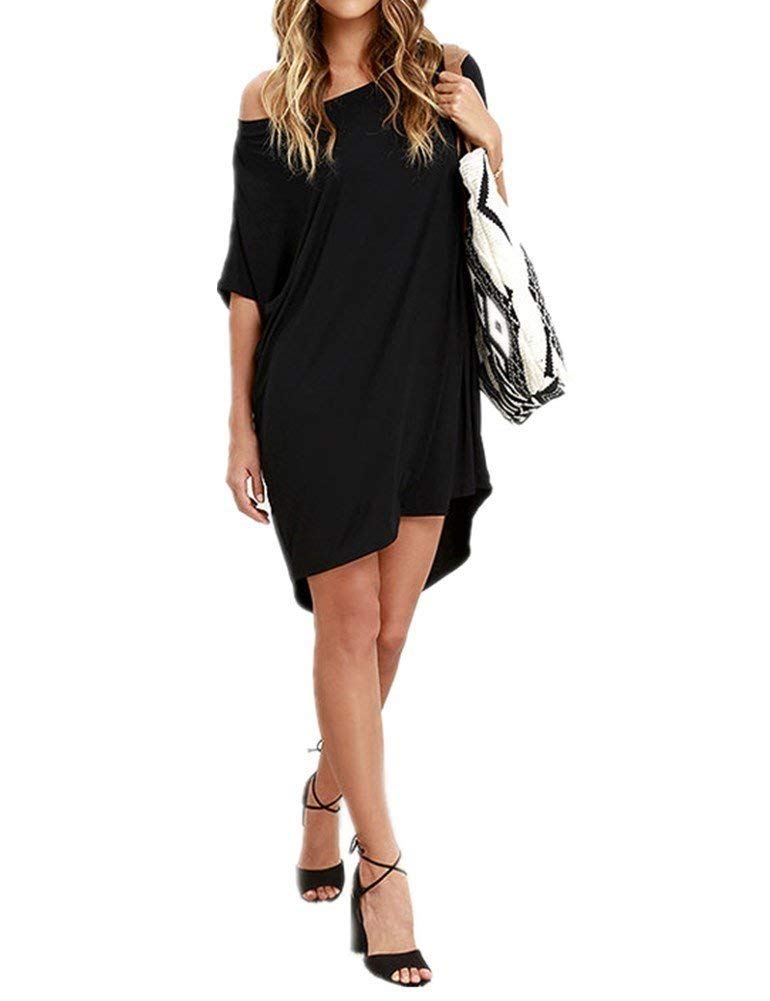 Women Loose T Shirts Home Short Shirt Mini Dresses