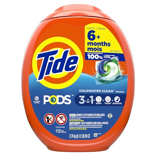 Tide PODS Laundry Detergent Original Scent, 112 count (Pack of 2)