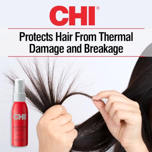 CHI 44 Iron Guard Thermal Protection Spray, Nourishing Formula Helps Resist Heat Damage to Hair & Tame Frizz, 2 Oz