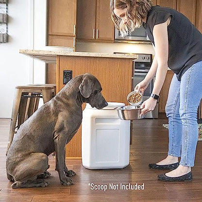 Vault Dog Food Storage Container, Up To 50 Pounds Dry Pet Food Storage, Made in USA