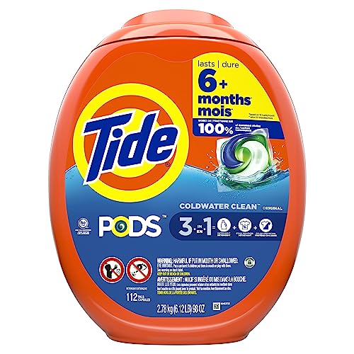 Tide PODS Laundry Detergent Original Scent, 112 count (Pack of 2)