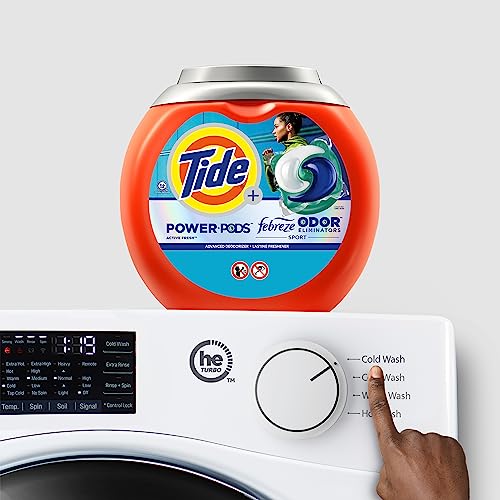 Tide Power PODS Laundry Detergent Soap Pacs with Febreze Spor