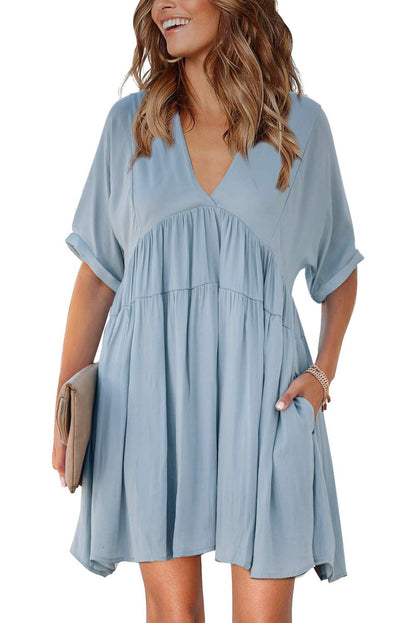 Women's Summer Cute Swing Flowy Tunic Dress