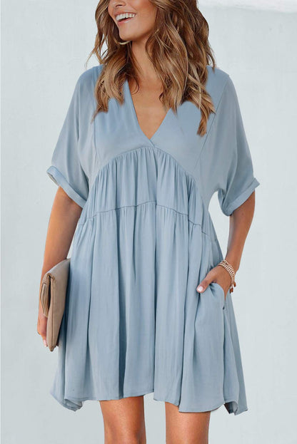 Women's Summer Cute Swing Flowy Tunic Dress