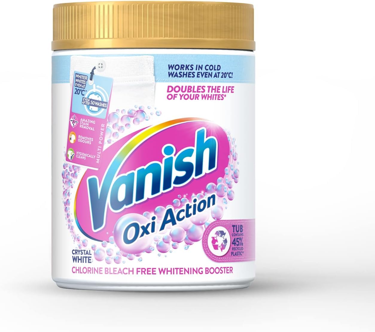 Vanish Oxi Action Powder White 1kg| White Powder| Oxi Action| 1kg