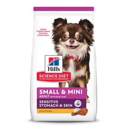 Diet Sensitive Stomach & Skin, Adult 1-6, Small & Mini Breeds Stomach