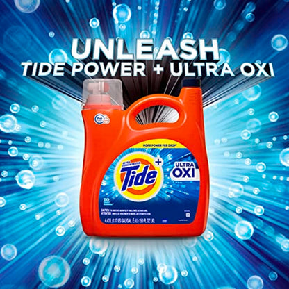 Tide Ultra Oxi Liquid Laundry Detergent HE Compatible