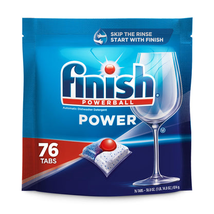 Finish Power - 76ct - Dishwasher Detergent - Powerball