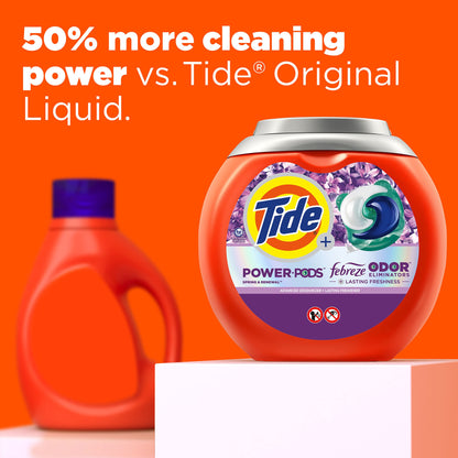 Tide Power Pods Laundry Detergent Pacs with Febreze 32 Count