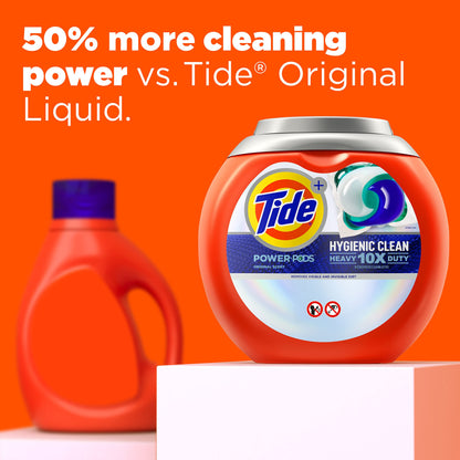 Tide Hygienic Clean Heavy 10x Duty Power PODS Laundry Detergent Soap Pods