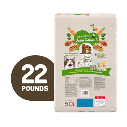 Dry Cat Food, Farm Favorites With Chicken - 22 lb. Bag