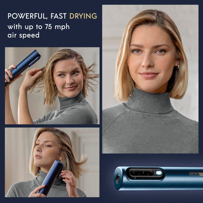 DigitaAIRE Drying Wand | Hair Dryer, Straightener, Styler, All in One | Powerful, Fast Blow Dryer with High Performance Straightening Brush, Volumizing Brush, and Styling Pick