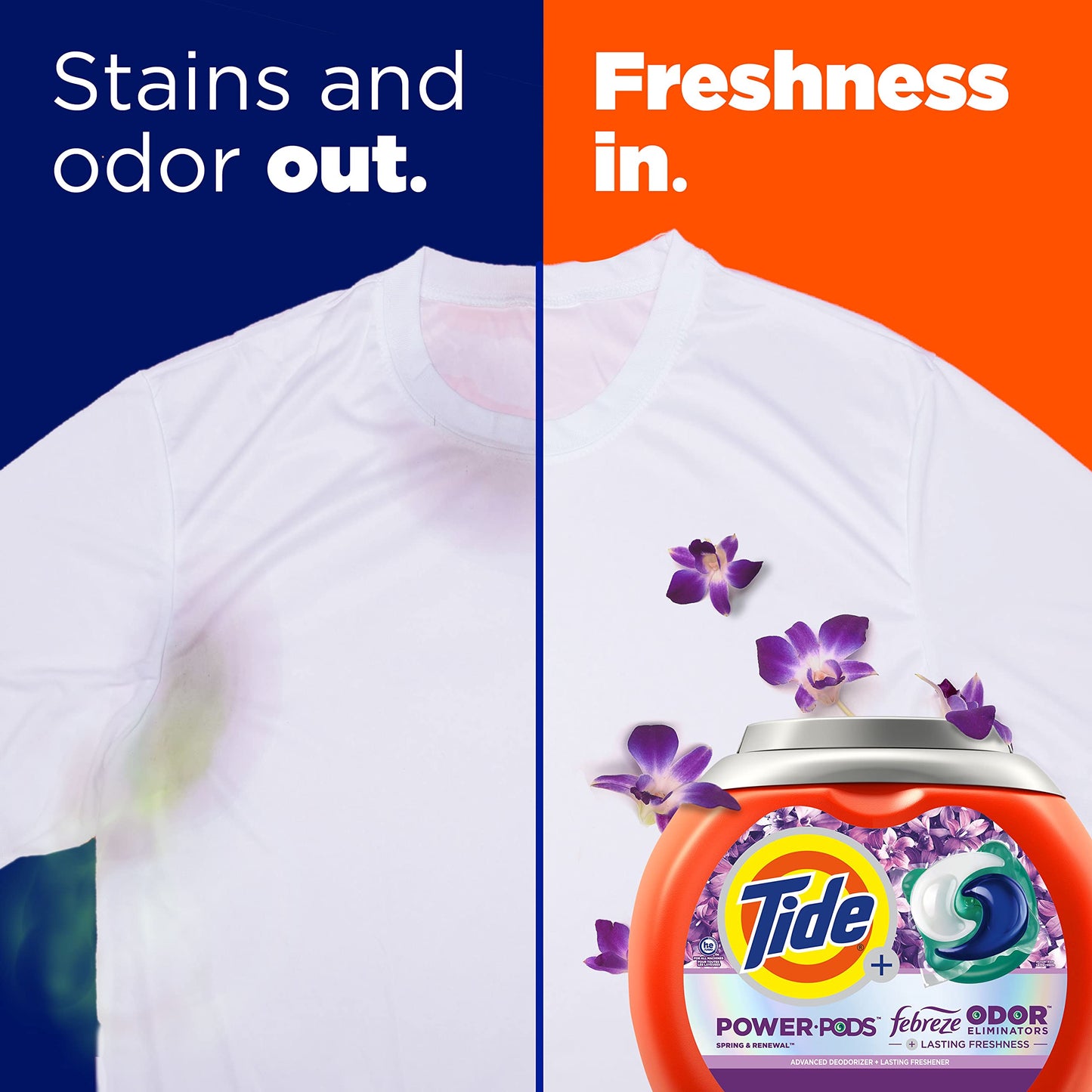 Tide Power Pods Laundry Detergent Pacs with Febreze 32 Count