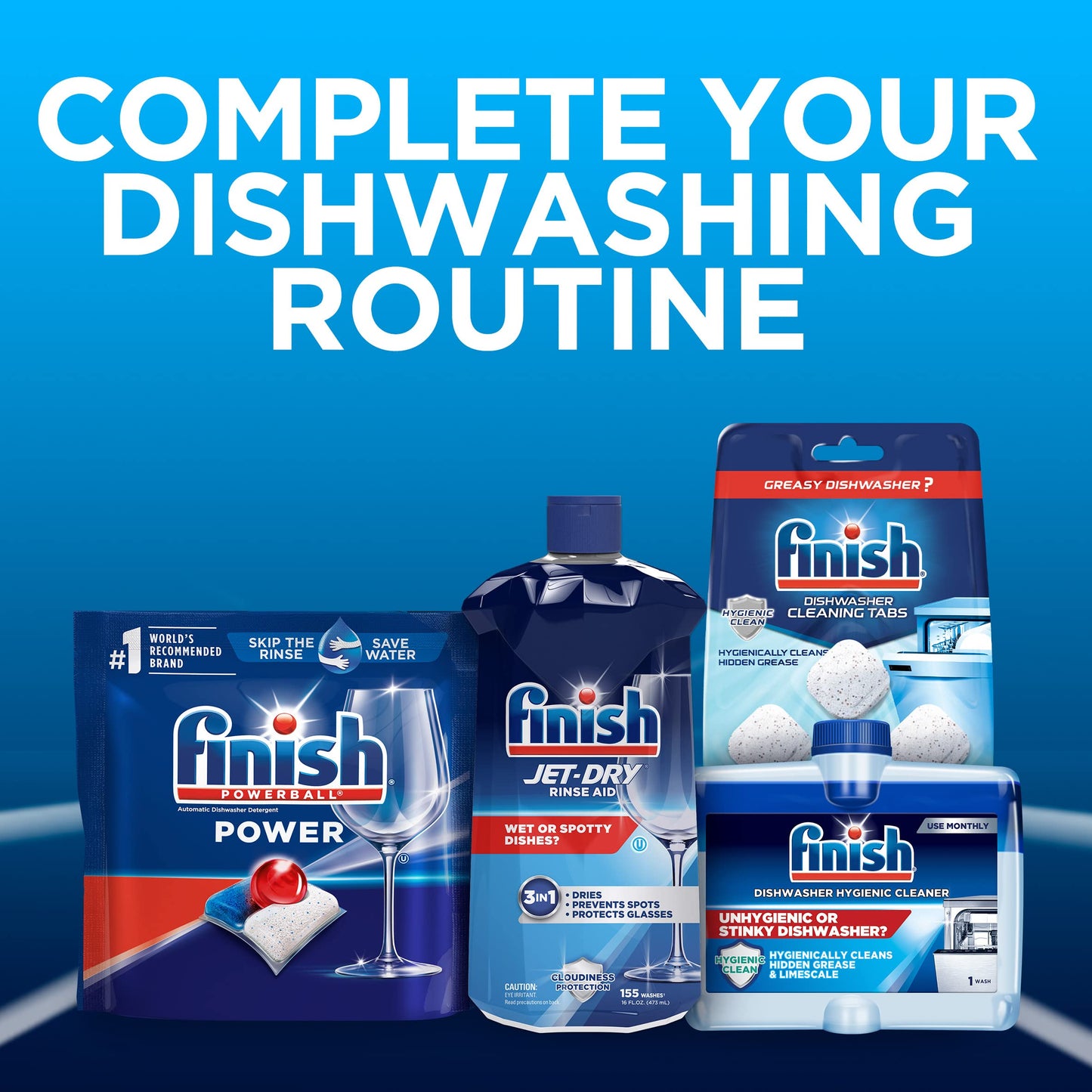 Finish Power - 76ct - Dishwasher Detergent - Powerball