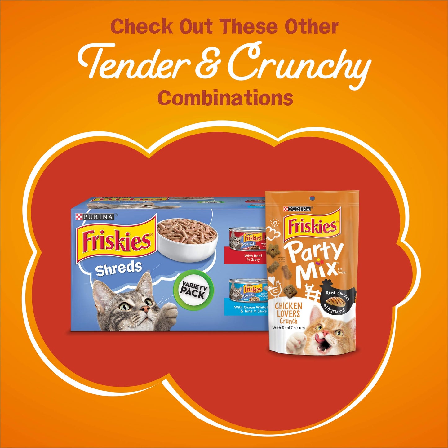 Dry Cat Food, Tender & Crunchy Combo - 16 lb. Bag