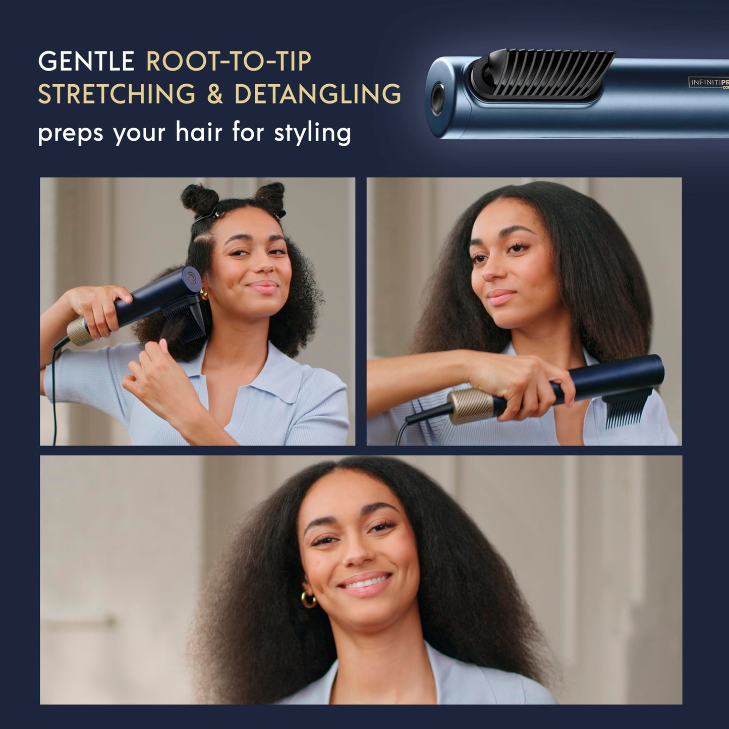 DigitaAIRE Drying Wand | Hair Dryer, Straightener, Styler, All in One | Powerful, Fast Blow Dryer with High Performance Straightening Brush, Volumizing Brush, and Styling Pick