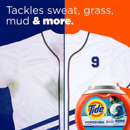 Tide Power Pods Laundry Detergent Pacs with Febreze Sport