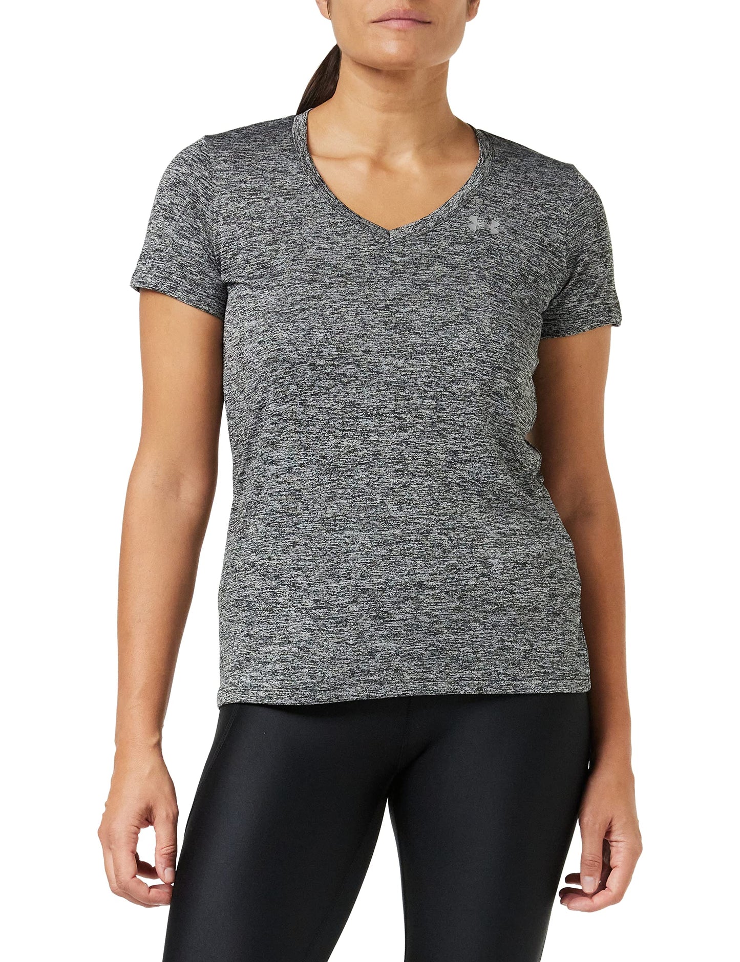 Under Armour Women's UA Tech™ Twist V-Neck LG Black